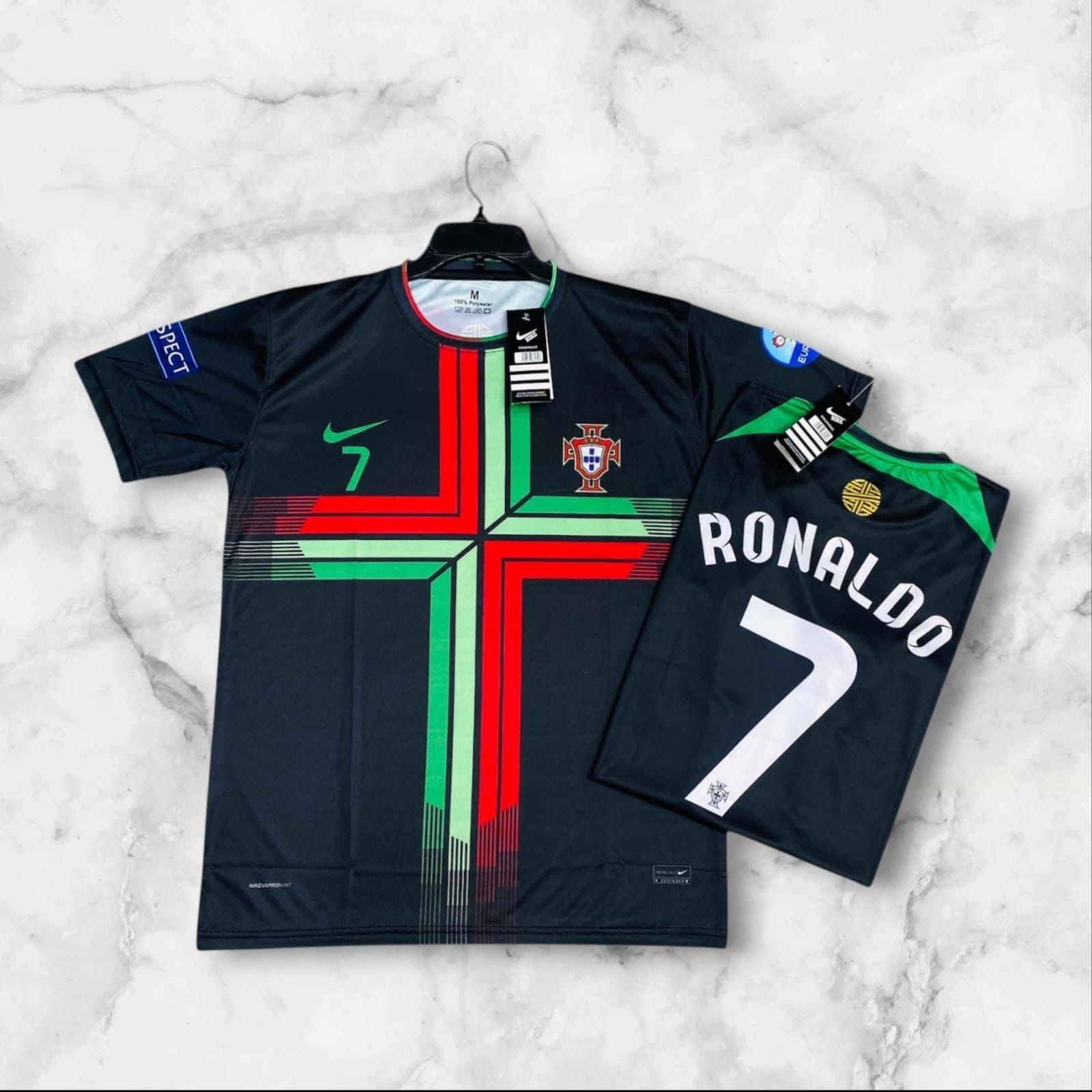 Real Madrid Dragon Jersey - Ronaldo #7 (Black/Gold)